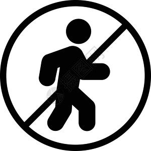 停止安全警告行人交通街道斑马插图木板标识男人背景图片