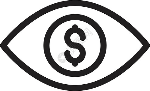 看法眼球贸易标识网络光学现金经济硬币银行业货币高清图片