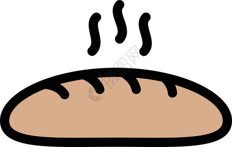粗早餐插图产品网络网站食物小麦面包营养面包师背景图片