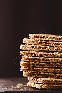 整片谷物饼干 食品小麦饮食甜点糕点巧克力白色麸质芯片棕色粮食背景图片