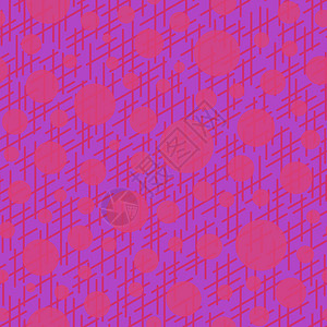紫色适合图案带有彩色球和线条的抽象无缝图案 插图彩色圆点装饰背景 适合邀请 海报 卡片 传单 横幅 纺织品 织物 紫色粉红色淡紫色乐趣婴儿塑背景