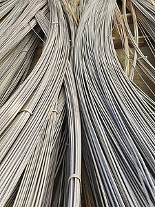 电缆仓库素材曲线低碳钢金属背景