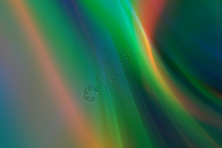 抽象模糊的绿色背景与彩虹 glo坡度黄色彩虹色艺术明信片背景图片