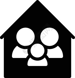 家庭住房孩子们标识插图安全房子建筑财产背景图片