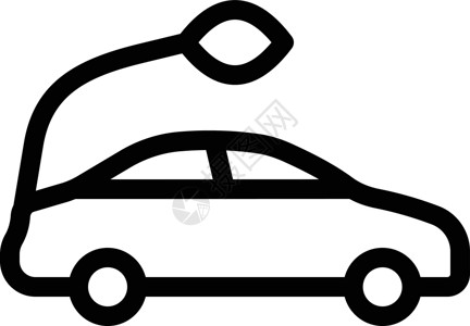 生物燃料活力汽车电气标识插头生态技术车辆插图商业背景图片