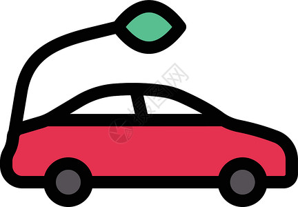 生物燃料电气标识插头运输活力技术插图生态力量商业背景图片