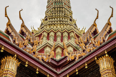 曼谷玉佛寺曼谷之旅金的高清图片