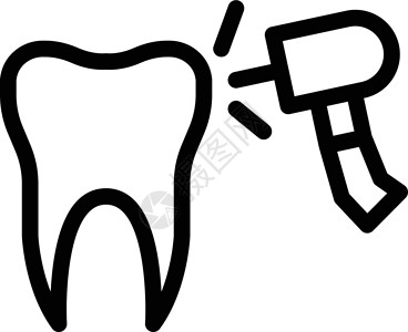 蛀牙白色医疗演讲牙齿药品网络舌头插图嘴唇耳语背景图片