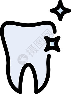 牙齿小腿口腔科标识插图凹痕药品牙科卫生口服牙疼诊所背景图片