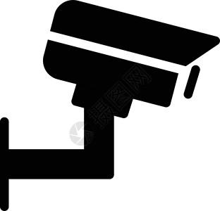 闭路电视电子相机控制博物馆隐私警告插图视频犯罪监控设计图片