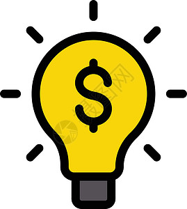 想法多拉购物灯泡测试黑色金融商业创造力投资致富协议背景图片