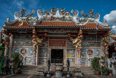 神社 在非塔胡里礼拜人民的圣地文化佛教徒艺术建筑背景图片