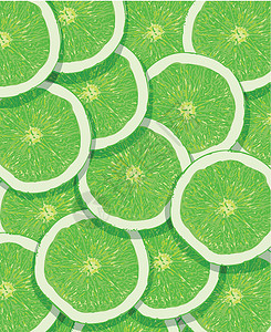 柠檬干片柑橘纹理背景与 lemo 片柠檬绘画饮食食物草图圆圈宏观水果果汁设计图片