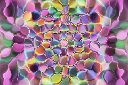 具有气泡纹理的抽象霓虹粉色背景背景图片