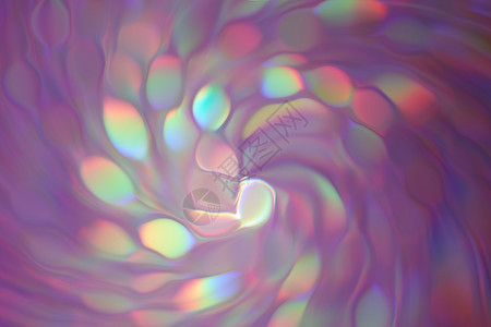 与纹理的抽象三维多色背景  3D影像渲染图像3d艺术彩虹全息粉色背景图片