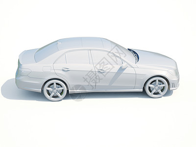 3d车白色空白模版模板渲染服务商务图标维修运输轿车车身汽车工业背景图片