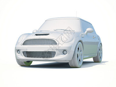 3d车白色空白模版轿车运输图标车身背景商务渲染3d车辆跑车背景图片