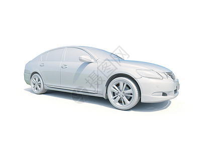 3d车白色空白模版车辆图标3d修理豪车维修汽车工业模板服务保养背景图片