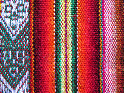 布多尔南美印地安梭织布宏观材料毯子热带羊驼艺术手工装饰品织物羊毛背景