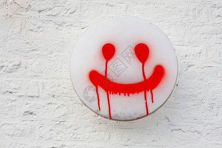 马斯特里赫特快乐的面部涂鸦沥青问候语静物指示牌胭脂红摄影符号笑脸表情数字背景