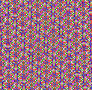 抽象炫彩无缝图案背景装饰紫色3d圆圈墙纸纺织品窗饰织物风格艺术背景图片