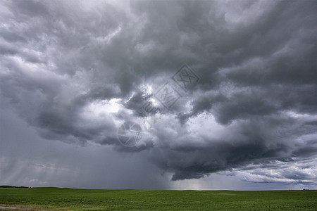 加拿大帕蕊雷风暴云风暴乡村场景警告危险国家农作物背景图片