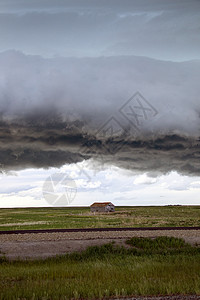 加拿大帕蕊雷风暴云风暴警告国家货架农作物危险场景乡村背景图片