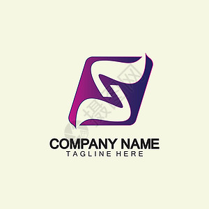 商业企业字母 S 标志设计矢量互联网营销字体网络品牌办公室标识公司艺术技术背景图片