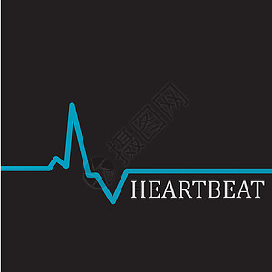 脉冲学心跳监测脉冲线艺术矢量 iconEcg 心跳 心脏病学符号 心脏病专家的标志 医疗图标波形海浪药品脉冲图表诊断心电图屏幕插图邮政设计图片