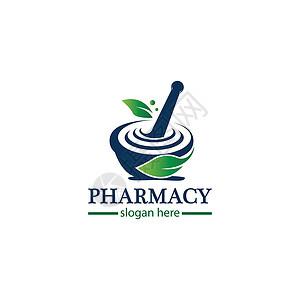 创意药房概念标志设计身份生态制药品牌保健医院商业医生服务药品背景图片