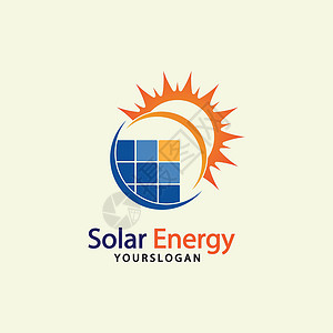 太阳标志太阳太阳能标志设计模板 太阳能技术标志设计圆圈生态标识叶子网络力量回收活力玻璃创新设计图片