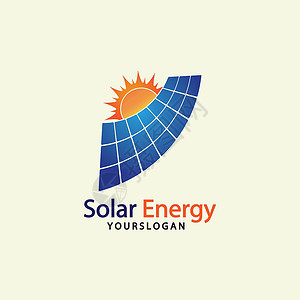 太阳太阳能标志设计模板 太阳能技术标志设计插图品牌公司生态叶子网络标识商业活力回收背景图片
