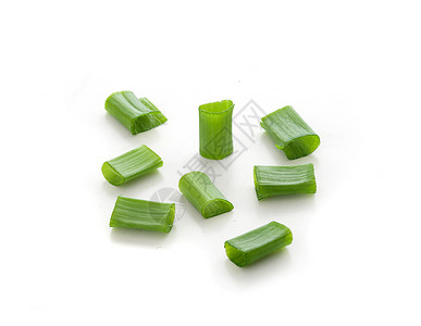 新鲜绿洋葱食物食品蔬菜羽毛背景图片