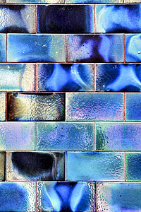 里斯本的彩色瓷砖景点蓝色正方形陶瓷工艺旅行艺术品马赛克建筑旅游背景图片
