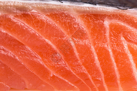 切碎的鱼块 白底红鱼牛排油炸食物营养橙子牛扒产品海鲜盘子狭缝美食背景图片