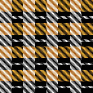 布料质地棕色和黑色苏格兰纺织无缝图案 织物质地检查格子呢格子 布料 卡片 织物的抽象几何背景 单色重复设计 现代方形装饰品传统服装正方形插画
