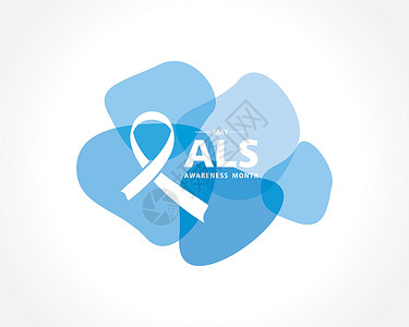 ALSA肌萎缩侧索硬化意识月的病媒说明运动横幅卫生肌肉脊髓药品艺术插图保健丝带插画
