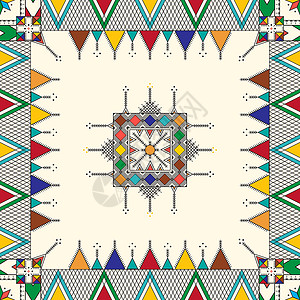 沙特阿拉伯模式 3议会菱形正方形传统图案王国几何艺术文化装饰品插画