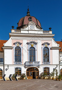 索尔匈牙利戈多洛皇宫旅行庭院历史天空旅游风格纪念碑法庭城堡圆顶背景