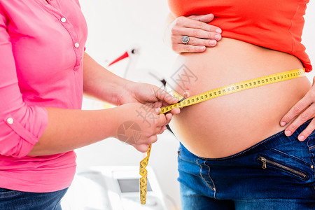 腹围健康检查怀孕管理高清图片
