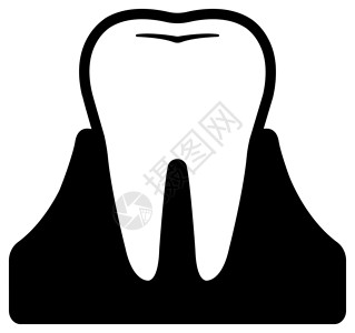 洁白健齿牙科护理牙齿相关图标说明正常嘟嘟声插画