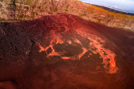 奈斯纳法国留尼汪岛 佛罗奈斯火山沙漠火山口炉顶火山背景