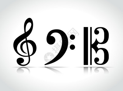 矢量音乐符号设计图标背景图片