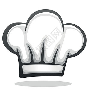 矢量厨师帽图标设计背景图片