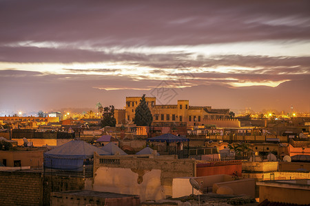 马拉喀什旧城高清图片