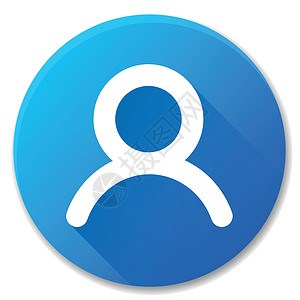 用户蓝色圆圈图标设计背景图片