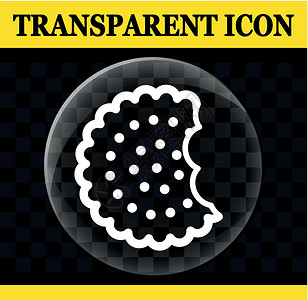 饼干矢量圆圈透明 ico背景图片