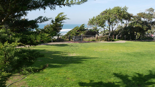 加利福尼亚州草海滩青翠高清图片