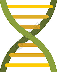 平面样式中的 DNA 图标高清图片