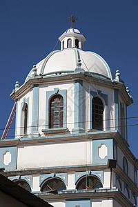 花路阿塔科教堂教会街道城市旅行殖民市中心景观建筑学天空天际地标背景